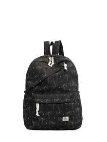 1 pezzo Zaino con motivo a fiocco per il ritorno a scuola, grande capacità, borsa scolastica per studenti con scomparto per laptop, cinghie regolabili, zaino da viaggio casual e leggero, perfetto per ragazze/adolescenti/studenti/laureati, adatto per uso quotidiano, uscite, viaggi, scuola e stagione del ritorno a scuola. - Multicolore - Visualizzare 14