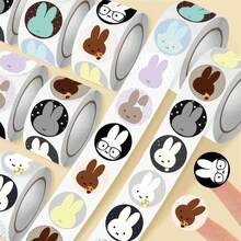 1 Set/500 Sheets 2026 New Miffy Roll Stickers, Suitable For Anime Lovers, Men And Women Sticker Collectors, Applicable For Phone Cases, Decorative Stickers, Anime Conventions, Back To School Season And Holiday Gifts Prizes, Random Styles - Multicolor - View 1