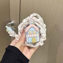3D 卡通房屋/花朵充電器保護殼，相容 iPhone 11、12、13、14、15、16，18W-20W，可愛粉藍屋頂設計配白色門與屋頂，不含電池，趣味設計 | 充電器保護殼 - 彩色 - 查看 8