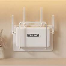 Väggmonterad routerhållare utan borrning, hylla för set-top-box för vardagsrum, väggkonsol för WiFi-router, förvaringsställ - Visa 5