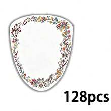 Segnalibri personalizzati con bordo floreale per matrimonio con nappine, nomi personalizzati dello sposo e della sposa e data, etichette per bomboniere di matrimonio, accessori vintage per inviti di matrimonio floreali - Multicolore - Visualizzare 16