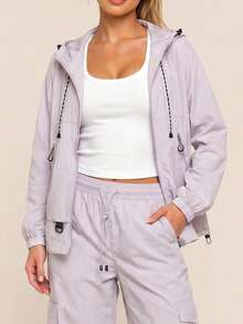 AHTELB Summer Sun Protection Clothing, Skin Jacket, Women's Outdoor Top, Ice Silk Sun Protection Long Pants Sports - Mauve Purple - View 3
