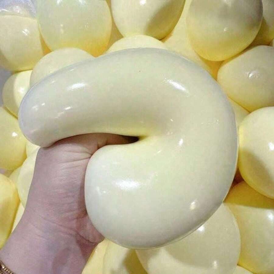 1件 2026新款超大可塑性麵包/起司球，可拉伸至25cm-30cm，極其紓壓，超大慢回彈捏捏玩具，紓壓玩具，軟綿綿玩具，Squishies書籍，摩托車，感官玩具，New Doha，動漫人物，賽博龐克，生日禮物-聖誕禮物-完美禮物-禮物