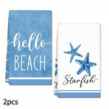 2/4/6pcs/Set, Lap Piring, Lap Dapur, Lap Tangan Kamar Mandi Tema Kartun Laut Modern, Lap Tangan Lembut, Desain Bintang Laut dan Kerang, Dapat Dicuci dengan Mesin, Lap Tangan Persegi Panjang, Cocok untuk Perlengkapan Pesta Pantai, Hadiah Rumah untuk Ibu, Hadiah Pesta Rumah Baru, Kain Pembersih Dapur yang Dapat Digunakan Kembali untuk Dekorasi Dapur Rumah - MultiWarna - View 19
