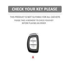 3-Button TPU Car Key Cover Compatible With Hyundai Solaris Verna Elantra Santa Fe I10 I20 I30 I35 I40 IX35 IX45 Creta Tucson Accent - A - View 2
