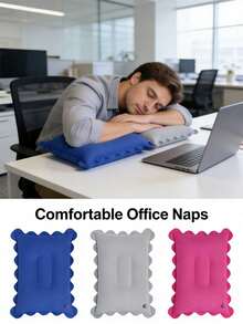 Square Inflatable Travel Pillow, Neck Support For Car And Airplane, Also As Lumbar Cushion, Suitable For Long-Distance Flights And Road Trips, Comfortable Aviation Accessory, Elegant Travel Gear, Durable Inflatable Material - Hot Selling Item - View 6