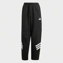Adidas New Men's Three-Stripe Track Pants, Casual, Suitable For Running, Commuting, Training, And Sports. - Black and White - View 3