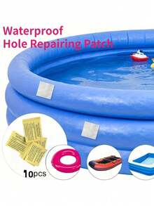 1 pieza Nuevo aro inflable en forma de U, serie de estampado de frutas, flotador de axila, balsa flotante inflable para adultos, palo de natación (estilo aleatorio) - forma de U - Ver 8