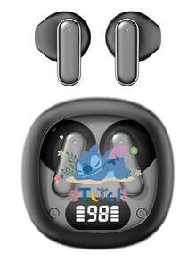 OTN Q5 Disney聯名正版半入耳式藍牙耳機，高保真音質，數位電量顯示，便攜充電盒，適合女大學生的日常耳機，兼容Android、iOS及其他主流系統 - 查看 13