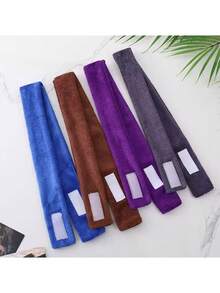 1pc/4pcs Hair Perming Headband, Salon Perming & Dyeing Absorbent Cotton Strip, Barber Shop Men's Short Hair Texture Perming Anti-Leak Hair Tie, Ideal Gift Choice - Multicolor - View 14