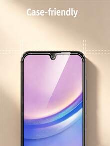 2PCS HD Tempered Glass Screen Protector Compatible With Samsung Galaxy S26/S25/A16 5G/A15/A14/A54/A55/A52, Compatible With IPhone 17/Compatible With Xiaomi 17T Compatible With Redmi Note 15/Compatible With Huawei/Compatible With Honor 600 Lite Easy Installation, Scratch Resistant, Case Friendly, HD Clear, Screen, Birthday, Gifts For Family, Friends, Phone Screen Protector, Phone Accessories - Clear - View 8