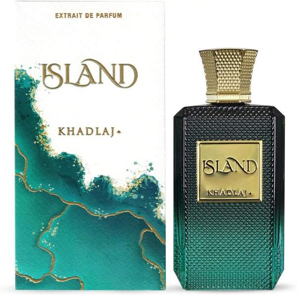 Khadlaj Island Extrait De Parfum 100ml Unisex Long Lasting Tropical Perfume For Men & For Women