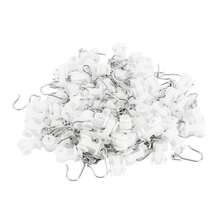 RibasuBB Ceiling Curtain Track Set, Aluminum Alloy, 12-18 Ft, Heavy Duty Bendable Rail For Room Divider, White - one-size - View 8