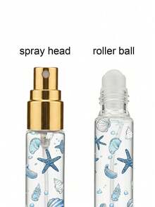 便攜旅行迷你可充電香水噴霧瓶 (10ml) - 採用 2 合 1 雙端設計，具備滾珠與噴霧功能。裝飾有櫻桃與蝴蝶結圖案，呈現精緻美感。 - 彩色 - 查看 9