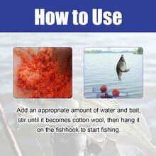 YEGBONG 100g Fish Attractant Powder – Plant Protein Fiber Bait Additive, Irresistible Scent, Cotton-Like Texture For Bass Trout Crappie Carp Tilapia, Freshwater Lake River Pond Fishing,Quick Ship Items,Free Shipping - Bait - View 5
