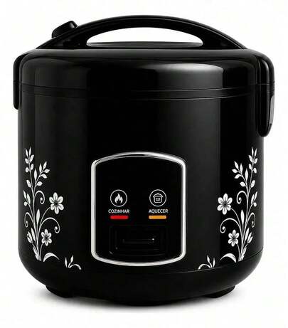 Electric Rice Cooker 1L Compact Automatic Cook Warm Nonstick Pot