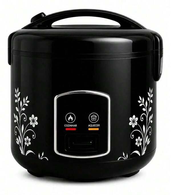 Electric Rice Cooker 1L Compact Automatic Cook Warm Nonstick Pot