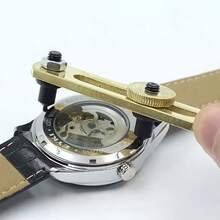 58pcs Luxury Professional Watch Repair Tool Set, Includes Watch Opener, Base Pins, Hammer, Spring Bars, Chain Saw, Watch Band Spring Bars, Chain Accessories, Ideal Gift For Watch Enthusiasts. - Watch Repair Tool Kit - View 9