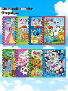 1/8 Set Magic Early Education Drawing Educational Learning Cards, Suitable For Ages 3+, Reusable Learning Cards (Pen And Doodle Card Border Color Random), Perfect Gift For Kids, Holiday Gift, Birthday Gift, Party Favor - Multicolor - View 18