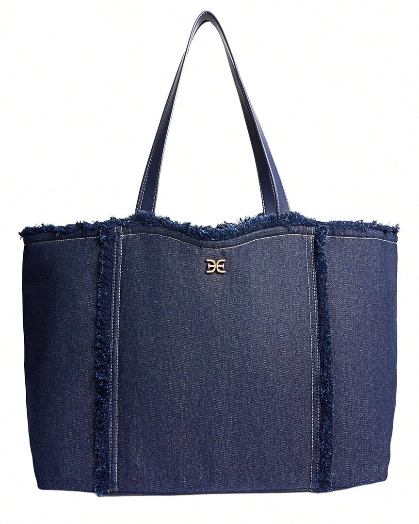 Sam Edelman Irina Denim Reversable Large Tote | SHEIN USA