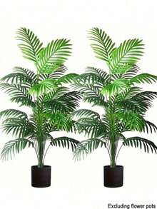 Cây cọ giả lớn 90-120cm, cây nhựa giả màu xanh, cây sắt giả lá lớn phong cách nhiệt đới, phù hợp trang trí nhà ở, văn phòng, tiệc, ngoài trời - màu xanh lá - Xem 10