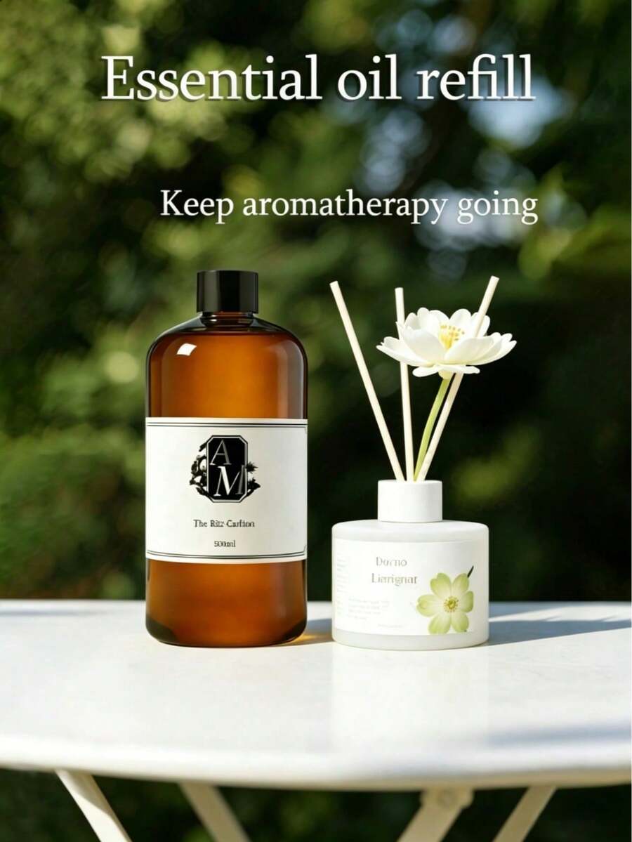 500ml Aromatherapy Diffuser Oil, Flameless Diffuser Refill Liquid Suitable For Reed Diffusers And Flameless Diffusers (30% Concentration, Most Market Products Are 4%-6%), Hotel-Grade Premium Flameless Aromatherapy Oil, Reed Diffuser Sticks - Multiple Styles - View 1