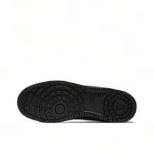 Nike Court Borough Mid Classic Leather Casual Comfortable Versatile Fit Mid-Top Sneakers For Men - Black - View 6
