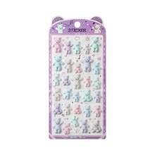 Autocollants 3D flocage Q-Lia, autocollants gaufrés motif lapin et ours, convient pour le scrapbooking DIY, les coques de téléphone, les journaux, les autocollants décoratifs, pack de recharge d'autocollants - Multicolore - Voir 18