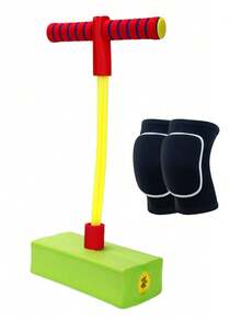1pc Brinquedo de salto de sapo de espuma para crianças, bastão de treinamento sensorial de mola saltitante, brinquedos ao ar livre para meninos com mais de 6 anos, chapéus de salto de pogo de espuma para meninas, brinquedos ao ar livre para crianças, brinquedos divertidos para meninas - Multicolorido - Ver 23