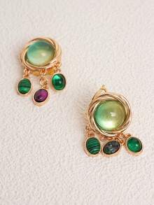 1pc/2pcs Button Cover For Shirt Glass Cufflink Cover Vintage Sleeve Button Clip On Button For Dress Wedding Tux Decoration Button Clothing Accessories - Star - View 16