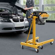 XIANXUS 2000 Lbs Folding Engine Stand Foldable 360° Rotating Engine Holder Heavy Duty - Yellow - View 7