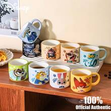 Disney Official Zootopia Nick & Judy Ceramic Mini Mug, Cute Cartoon Couple Water Cup, Home Coffee Cup, Souvenir, Random 1pc - Multicolor - View 5