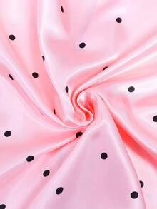 Tween Girl Pink Polka Dot Long Sleeve Long Pants Pajama 2-Piece Set - Multicolor - View 12