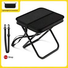 Portable Multi-Functional Outdoor Picnic Camping Folding Chair, 330 Lbs Weight Capacity, Lightweight Sturdy Frame, Easy To Set Up And Fold, Super Lightweight Fishing Stool, Travel Seat, Enhanced Fishing Gear - Black - View 13