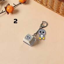 RII/ZE Peripheral Stress Relief Keyboard Keychain Jung Sung-Chan So-Hee Oosaki Shotaro Keyboard Pendant Keychain - Multicolor - View 13