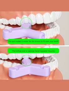Y-Shaped Jaw Trainer Multi-Function Oral Hygiene Product, Dental, Teeth - Multicolor - View 3