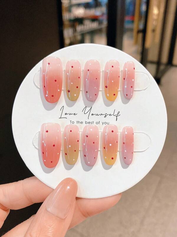 10pcs,Nails,Handmade Press On Nails,Press On Fake Nails,Handmade Nail Patch,Summer Nail Patch,Handmade Nail Patch,Medium To Long Nails,Nail Supplies,Man-Made Nail,Summer Nail Art,Nail Patch Y2K,Shining Nail Patch,Homemade Press On Nails ﻿