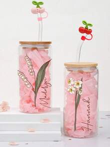 1/2/4/6pcs Cherry Straw Covers, Fits 30&40oz Tumblers, 10mm Cute Straw Caps, Reusable Straw Sleeves, Dust-Proof Straw Covers, Minimalist Straw Caps, Suitable For Driving, Office, Outdoor Camping, Valentine's Day Gift, Cup Accessories - Multicolor - View 9