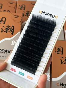 aHoneya 12 Baris Bulu Mata Cina LB LC LD Camellia Bulu Mata Bunga Bulu Mata Imitasi Mink Lembut Bervolume Bulu Mata Kipas Siap Pakai Bulu Mata Jepang dan Korea - View 9