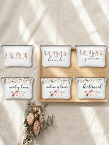 花卉新娘與伴娘化妝包－大日子最完美的紀念品 - 多色 - 查看 5