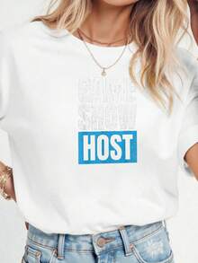 Board-Game-Lover-Trivia-Game-Night-Funny-Game-Show-Host-T-Shirt001 - 白色 - 查看 1