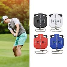 Golf Score Counter, Portable Golf Stroke Counter, Dual-Player Stroke Counter, Golf Training Aid, Golf Accessory With Lanyard, Suitable For Golf Training, Various Tournaments And Games. - Multicolor - View 2