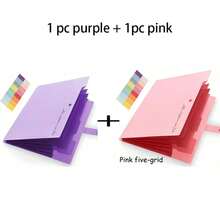1pc A4 Multi-Layer Accordion File Folder With 5/8 Pockets. Large Capacity With Independent Pockets For Easy Classification. Lightweight And Portable, Perfect For Organizing Test Papers, Notes And Assignments. Ideal For Back To School Season. - Multicolor - View 22