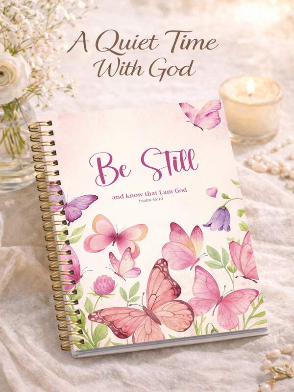 1pc Bible Study Journal, 8.3" X 5.5" Bible Study Planner Notebook With Colorful Pages, Prayer List, Sermon Notes And SOAP Method, Inspirational Christian Faith Gift For Women And Men, Back To School Supplies, Office Supplies, Christian Supplies Bible Study Materials