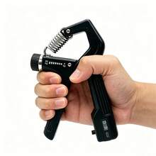 New Grip Strength Trainer, Adjustable Resistance With Counter, Portable And Durable, Suitable For Various Scenarios - Black - View 5