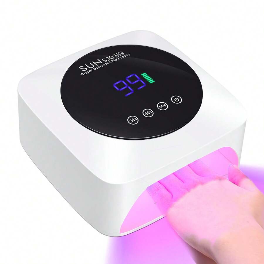 DianaBeauty Rechargeable UV LED Nail Lamp, Fast Curing All UV Gels, 57 LED Professional Nail Dryer With Sensor Function, Salon Equipment