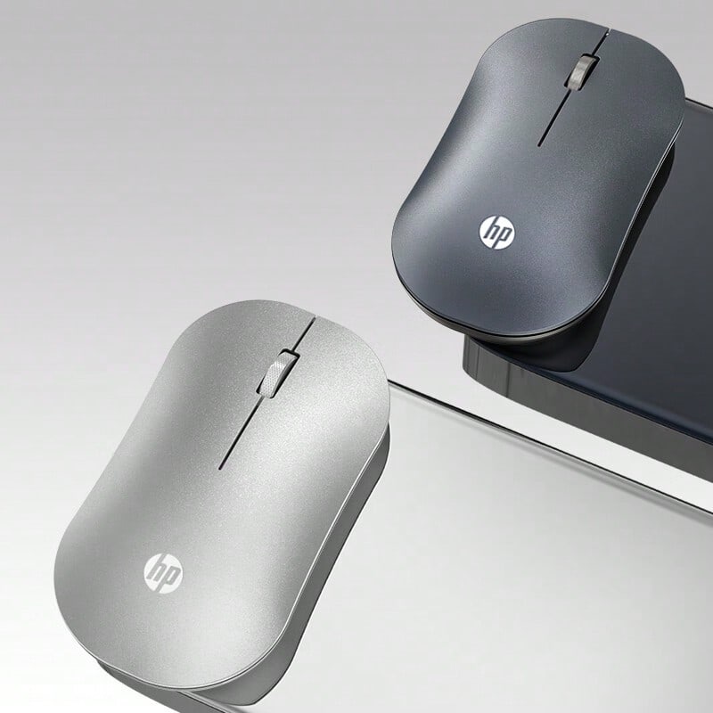 HP DM10 Lightweight Mouse Wireless Bluetooth Dual Mode Portable Light And Thin Computer Mouse Business Office Mouse For PC Laptop Bluetooth Device Original HP Mouse - View 1