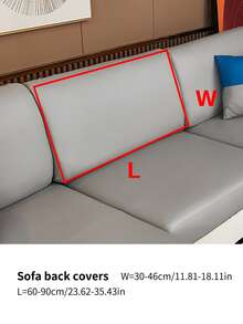 1pc Gray Stretch Waterproof Sofa Cover, Fits 1 2 3 4 Seater Sofa, Elastic Sofa Slipcover, Comfortable Anti-Stain, Suitable For Outdoor, Living Room, Hotel, Dust Proof - Light Grey - View 13