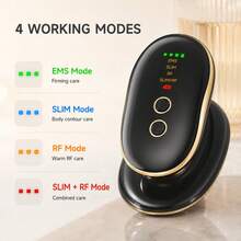 New Weight Loss Body Shaping Fat Burning Device, USB Rechargeable Colorful Slimming Massage Tool For Women Home Use, Mother's Day - 黑色 - 查看 5