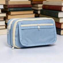 9-Layer Large Capacity Pencil Case For Girls, Good-Looking Flip Pencil Box, Ins Style Stationery Bag For Primary & Junior High School Girls - , - View 5